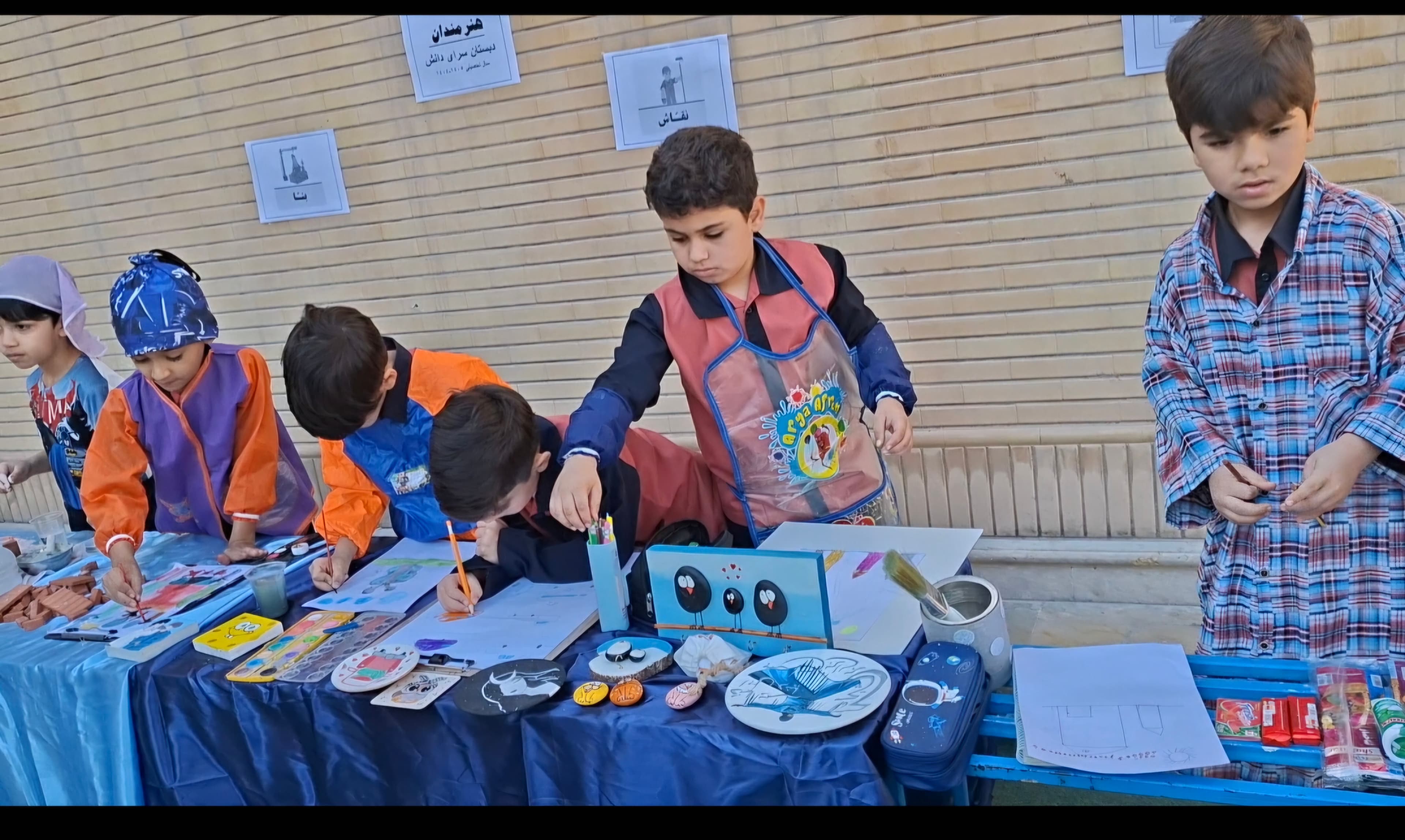 هنرمندان کوچولوی کلاس اول 👌❤️